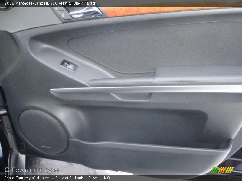 Black / Black 2008 Mercedes-Benz ML 350 4Matic