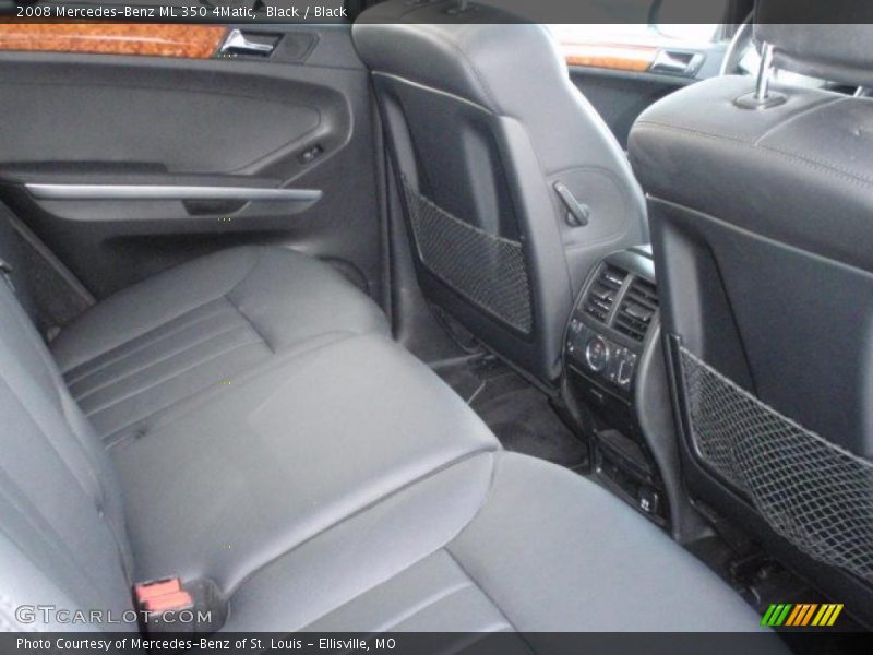 Black / Black 2008 Mercedes-Benz ML 350 4Matic