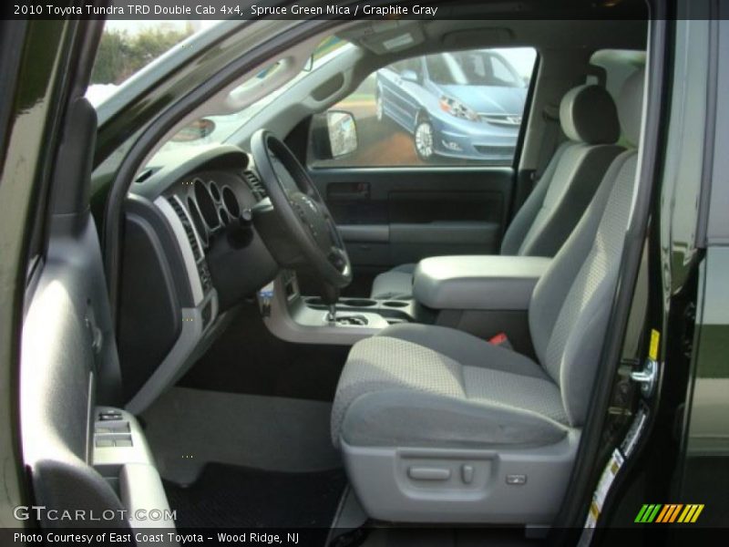 Spruce Green Mica / Graphite Gray 2010 Toyota Tundra TRD Double Cab 4x4