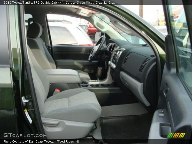 Spruce Green Mica / Graphite Gray 2010 Toyota Tundra TRD Double Cab 4x4