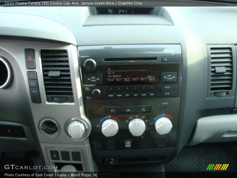 Spruce Green Mica / Graphite Gray 2010 Toyota Tundra TRD Double Cab 4x4