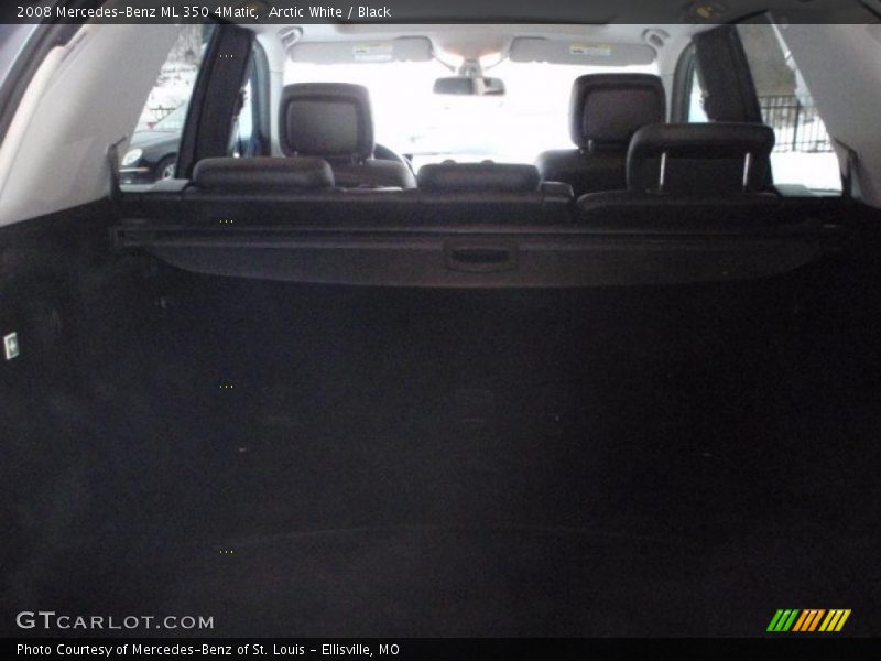 Arctic White / Black 2008 Mercedes-Benz ML 350 4Matic
