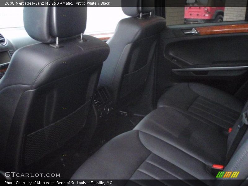 Arctic White / Black 2008 Mercedes-Benz ML 350 4Matic
