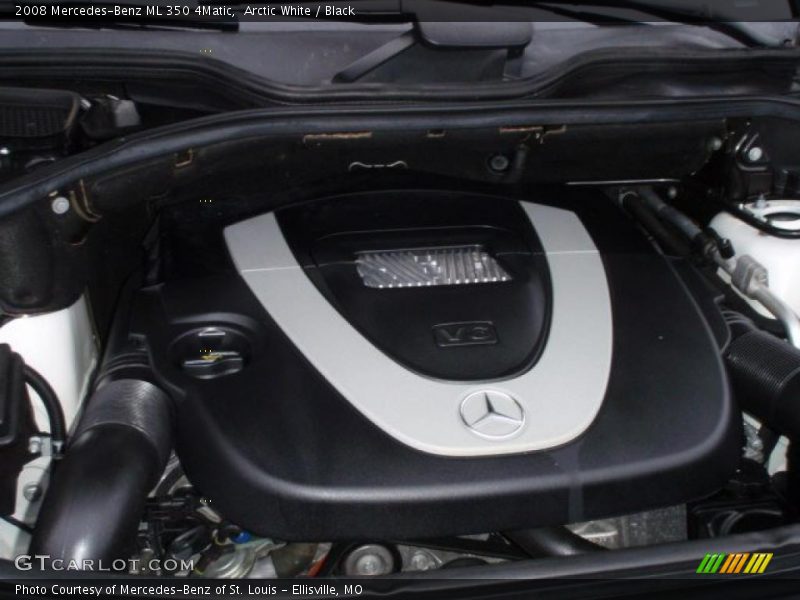 Arctic White / Black 2008 Mercedes-Benz ML 350 4Matic