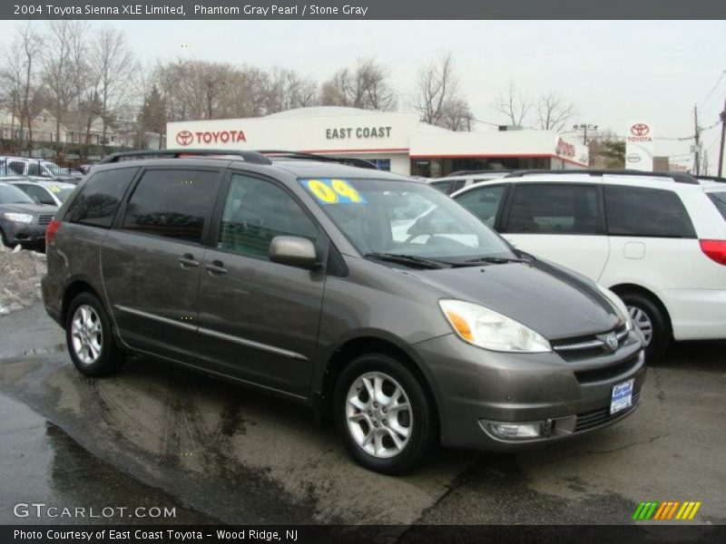 Phantom Gray Pearl / Stone Gray 2004 Toyota Sienna XLE Limited
