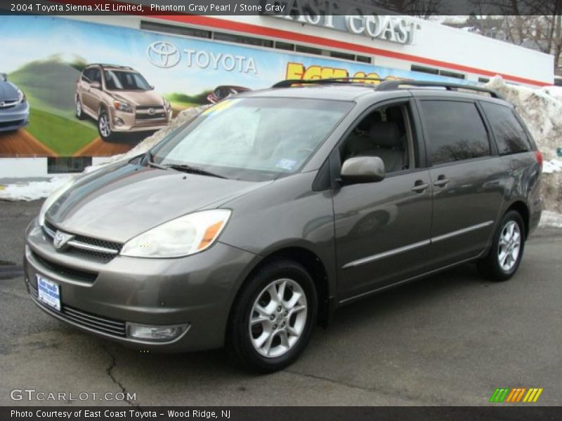 Phantom Gray Pearl / Stone Gray 2004 Toyota Sienna XLE Limited