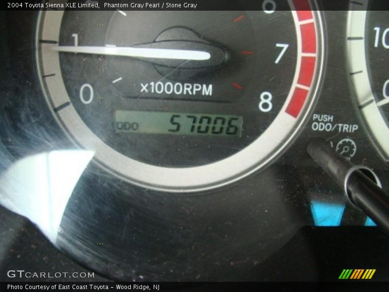 Phantom Gray Pearl / Stone Gray 2004 Toyota Sienna XLE Limited