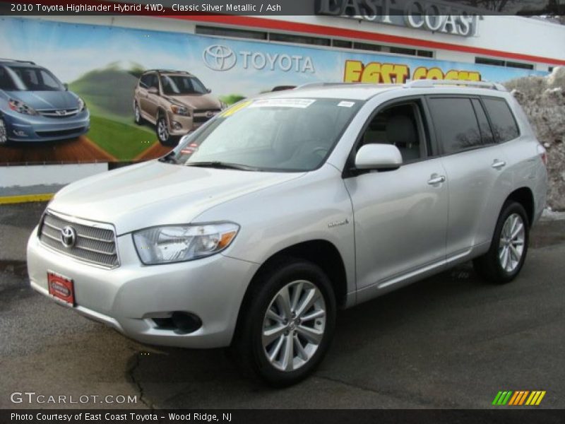 Classic Silver Metallic / Ash 2010 Toyota Highlander Hybrid 4WD
