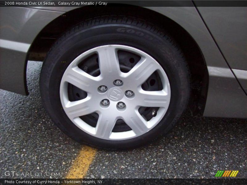 Galaxy Gray Metallic / Gray 2008 Honda Civic LX Sedan