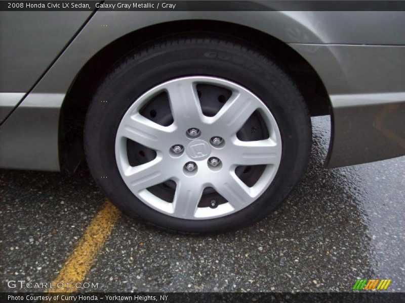 Galaxy Gray Metallic / Gray 2008 Honda Civic LX Sedan