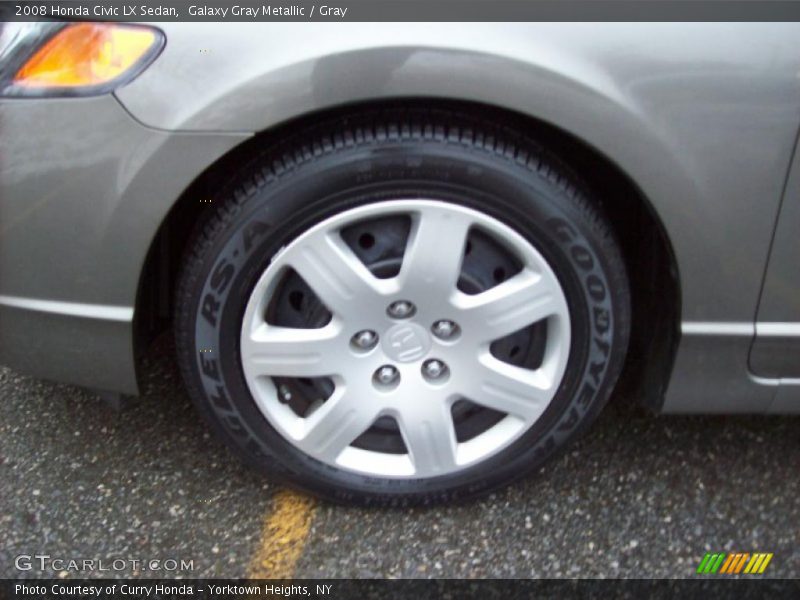 Galaxy Gray Metallic / Gray 2008 Honda Civic LX Sedan
