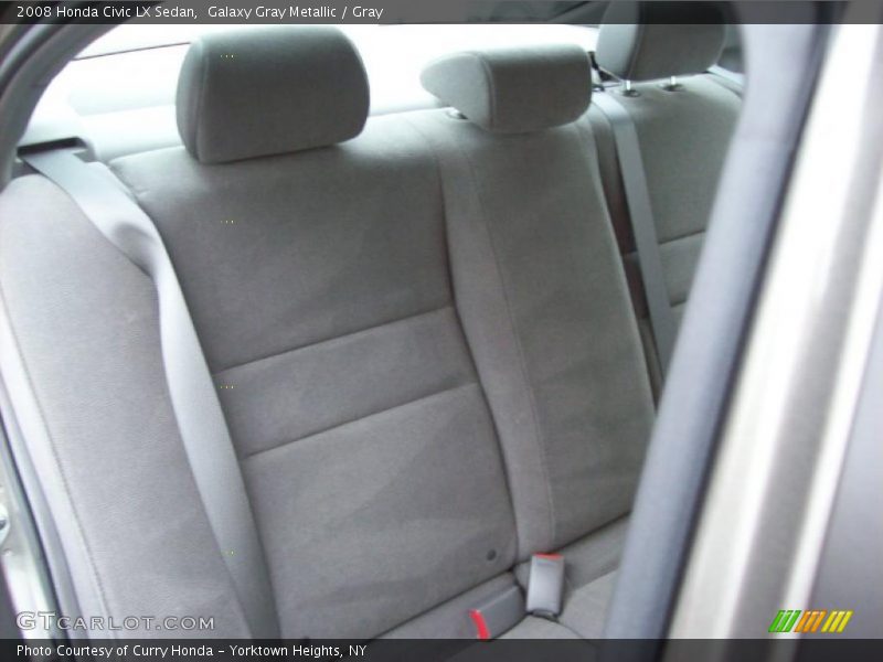Galaxy Gray Metallic / Gray 2008 Honda Civic LX Sedan
