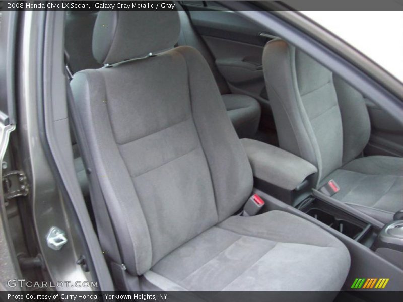 Galaxy Gray Metallic / Gray 2008 Honda Civic LX Sedan