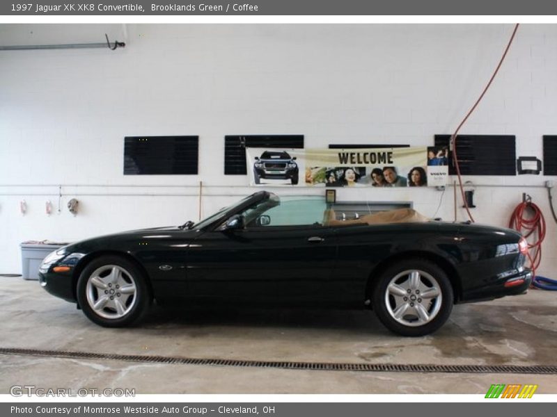 Brooklands Green / Coffee 1997 Jaguar XK XK8 Convertible