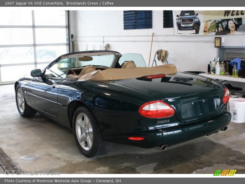 Brooklands Green / Coffee 1997 Jaguar XK XK8 Convertible