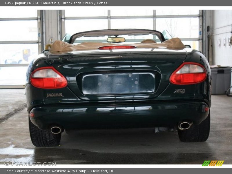 Brooklands Green / Coffee 1997 Jaguar XK XK8 Convertible