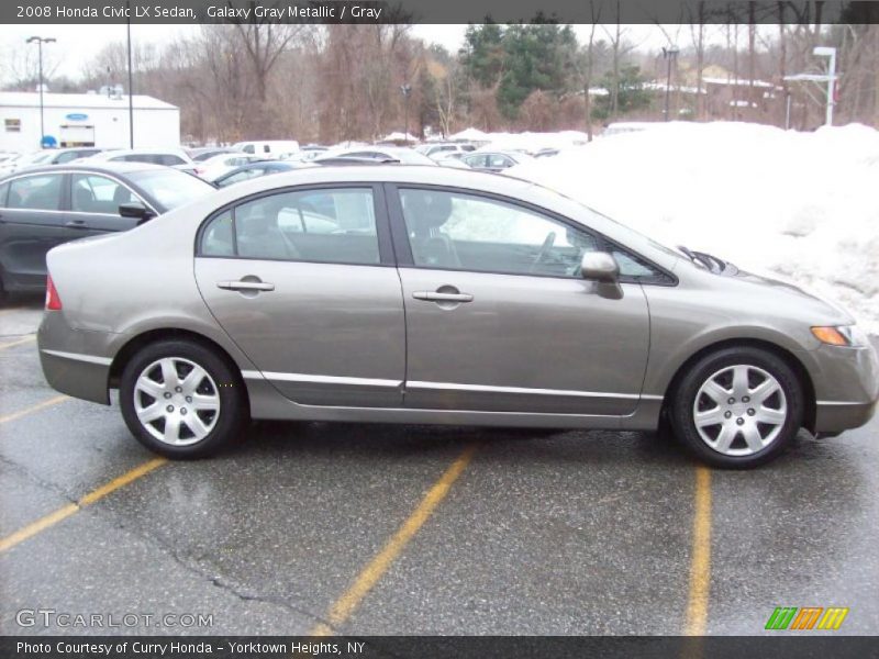 Galaxy Gray Metallic / Gray 2008 Honda Civic LX Sedan