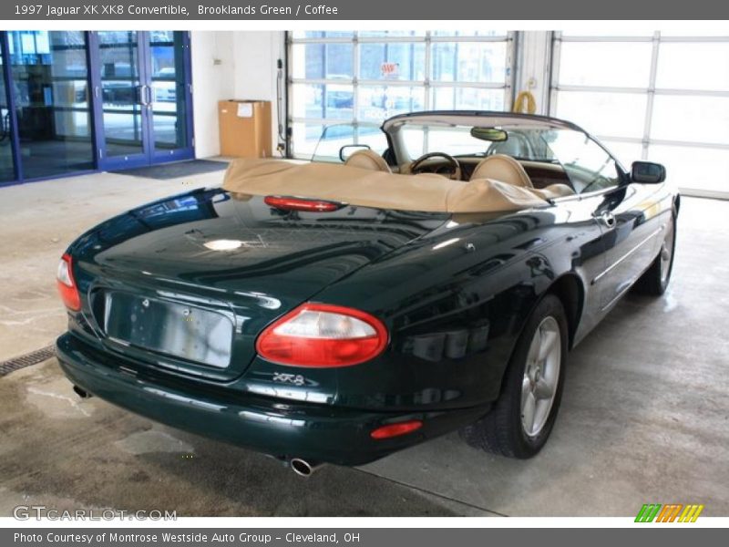 Brooklands Green / Coffee 1997 Jaguar XK XK8 Convertible