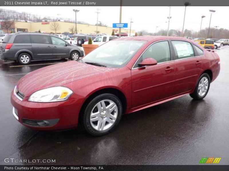 Red Jewel Tintcoat / Ebony 2011 Chevrolet Impala LT