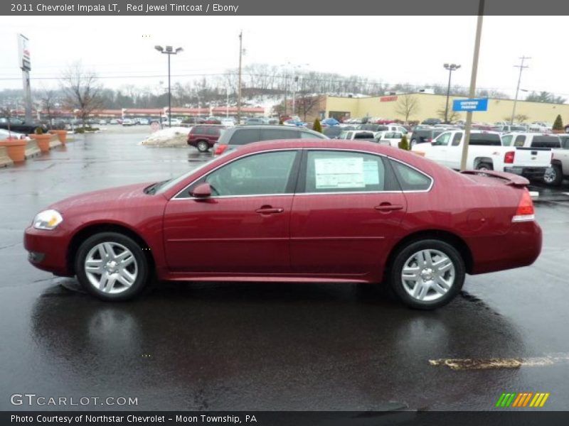 Red Jewel Tintcoat / Ebony 2011 Chevrolet Impala LT