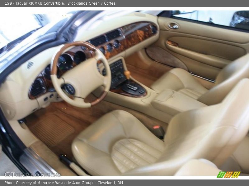 Brooklands Green / Coffee 1997 Jaguar XK XK8 Convertible