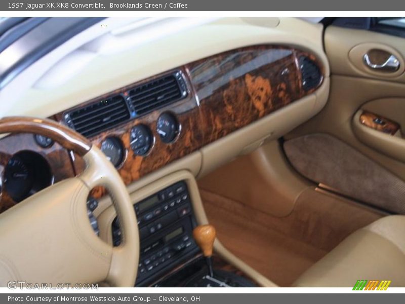 Brooklands Green / Coffee 1997 Jaguar XK XK8 Convertible
