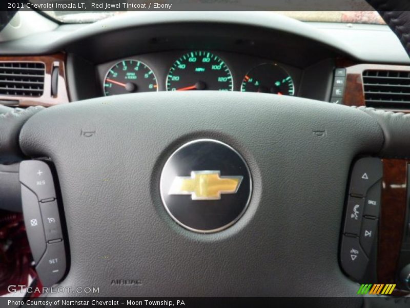 Red Jewel Tintcoat / Ebony 2011 Chevrolet Impala LT