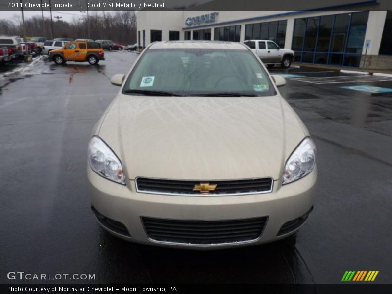 Gold Mist Metallic / Neutral 2011 Chevrolet Impala LT