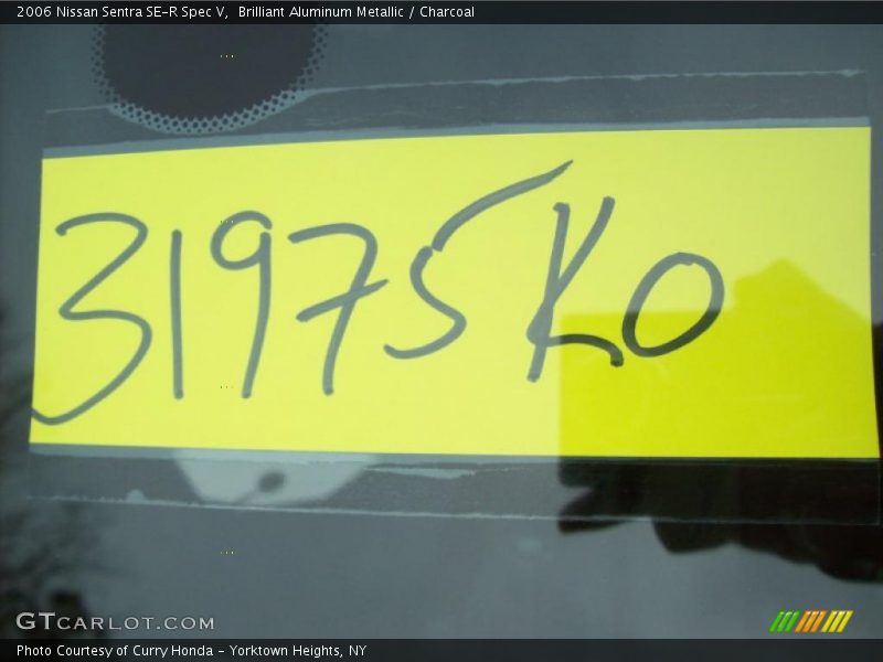 Brilliant Aluminum Metallic / Charcoal 2006 Nissan Sentra SE-R Spec V