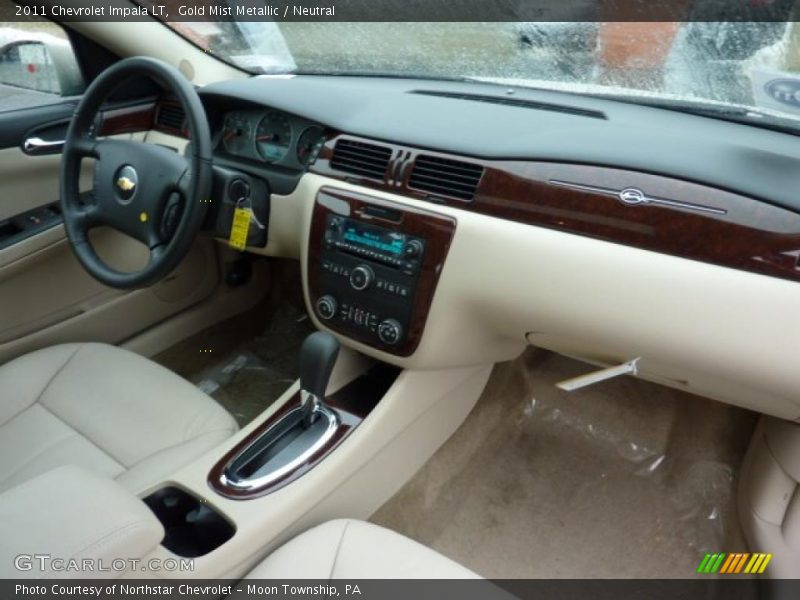 Gold Mist Metallic / Neutral 2011 Chevrolet Impala LT