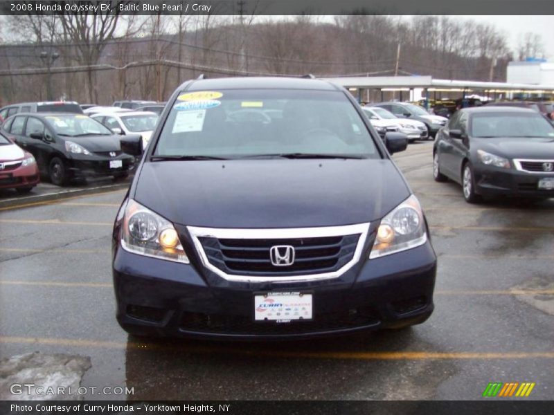 Baltic Blue Pearl / Gray 2008 Honda Odyssey EX
