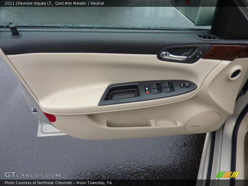 Gold Mist Metallic / Neutral 2011 Chevrolet Impala LT