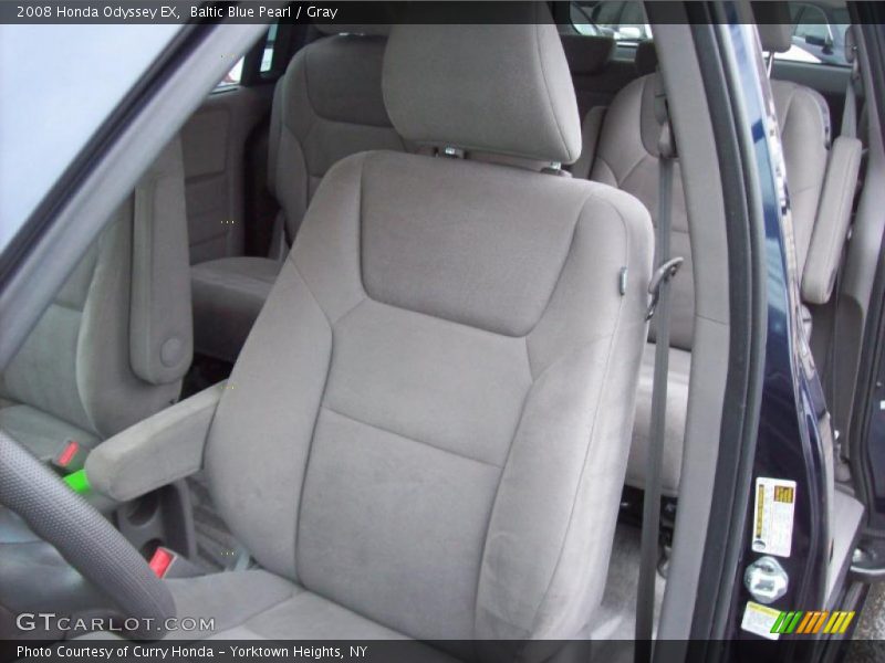 Baltic Blue Pearl / Gray 2008 Honda Odyssey EX