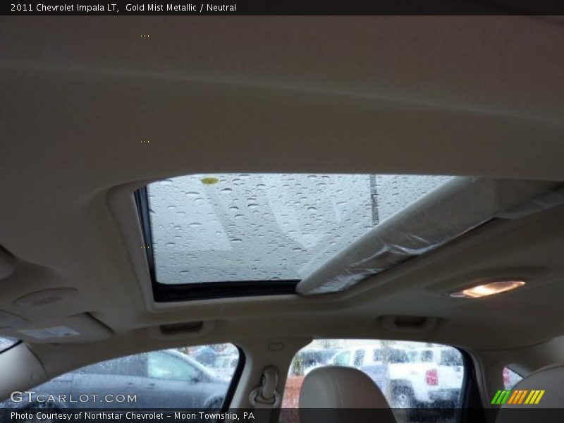 Gold Mist Metallic / Neutral 2011 Chevrolet Impala LT