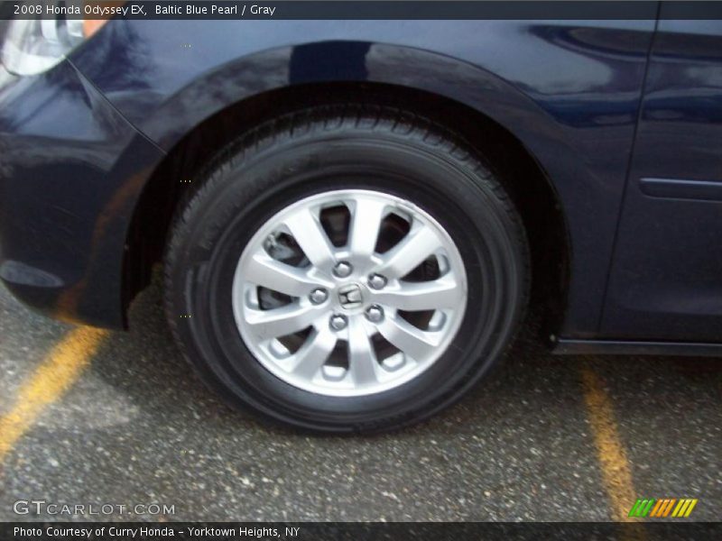 Baltic Blue Pearl / Gray 2008 Honda Odyssey EX