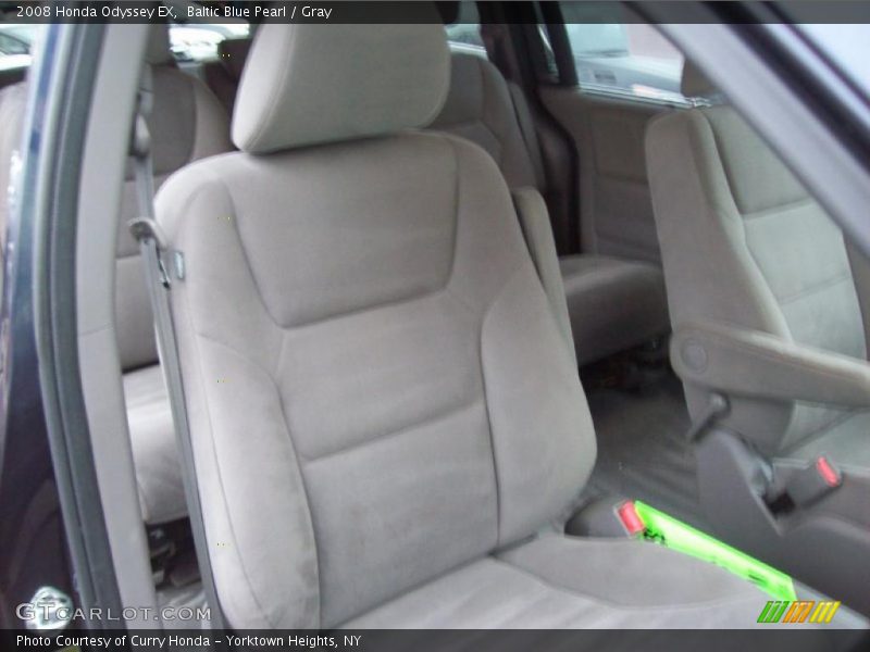 Baltic Blue Pearl / Gray 2008 Honda Odyssey EX