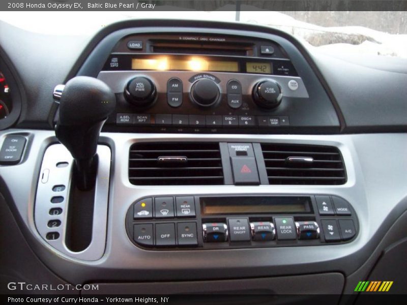 Controls of 2008 Odyssey EX