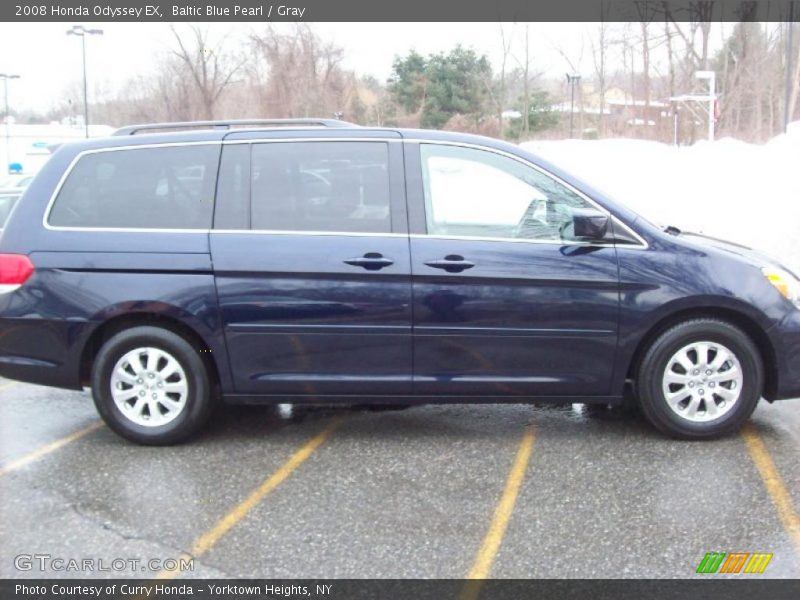Baltic Blue Pearl / Gray 2008 Honda Odyssey EX