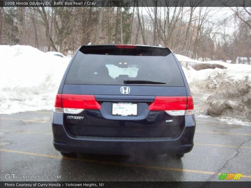 Baltic Blue Pearl / Gray 2008 Honda Odyssey EX