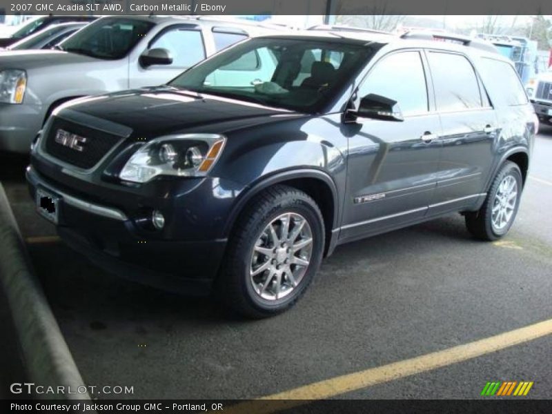 Carbon Metallic / Ebony 2007 GMC Acadia SLT AWD