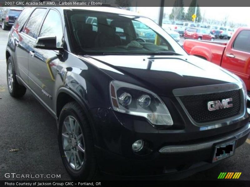 Carbon Metallic / Ebony 2007 GMC Acadia SLT AWD
