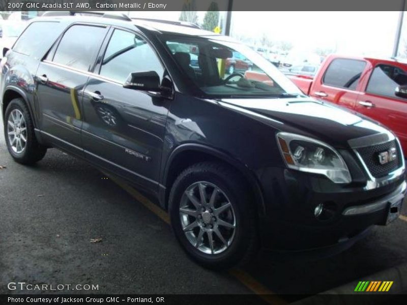 Carbon Metallic / Ebony 2007 GMC Acadia SLT AWD