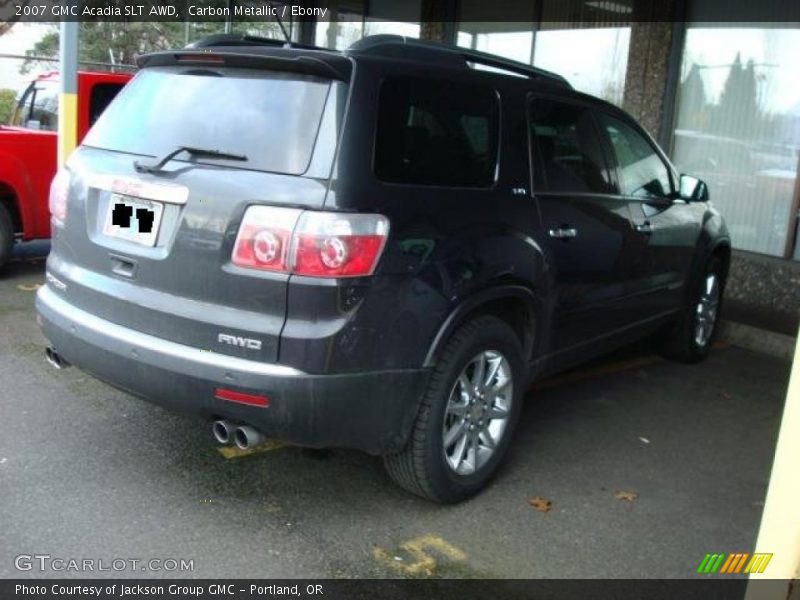 Carbon Metallic / Ebony 2007 GMC Acadia SLT AWD