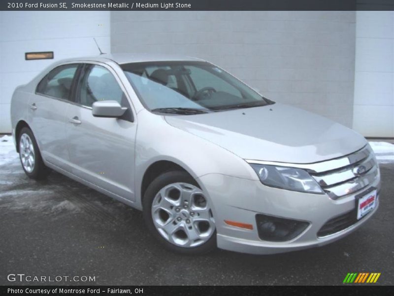 Smokestone Metallic / Medium Light Stone 2010 Ford Fusion SE