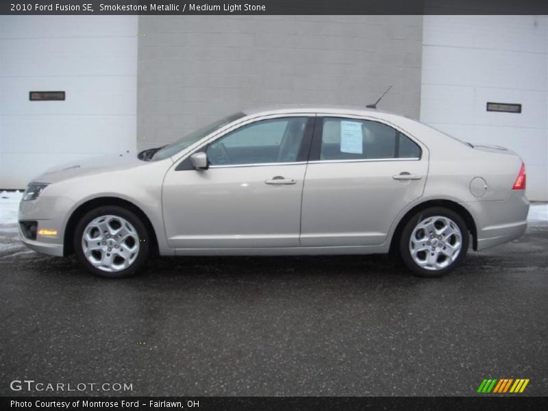 Smokestone Metallic / Medium Light Stone 2010 Ford Fusion SE