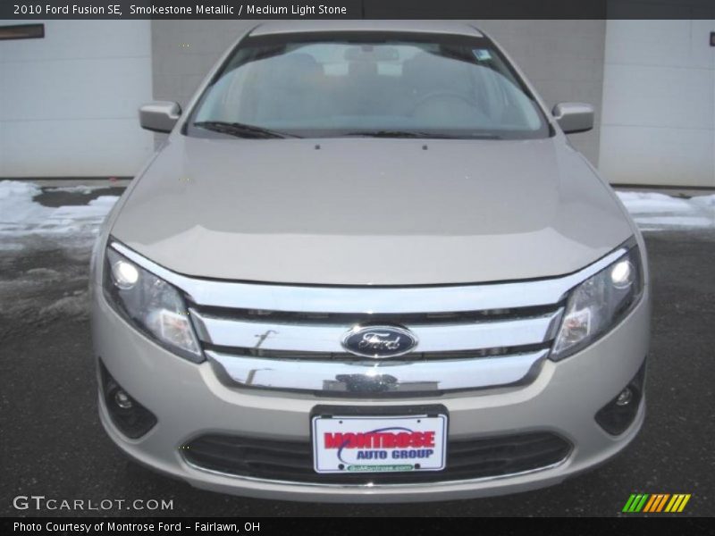 Smokestone Metallic / Medium Light Stone 2010 Ford Fusion SE
