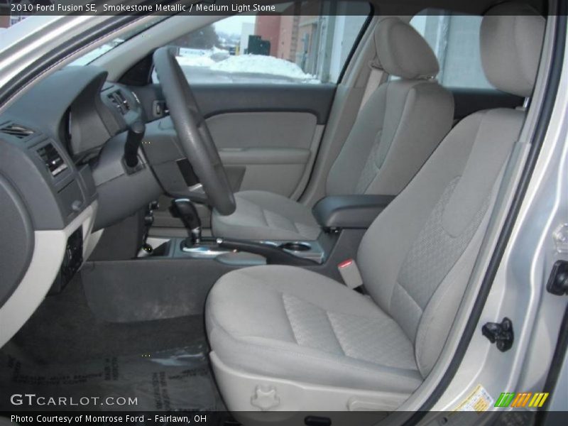 Smokestone Metallic / Medium Light Stone 2010 Ford Fusion SE