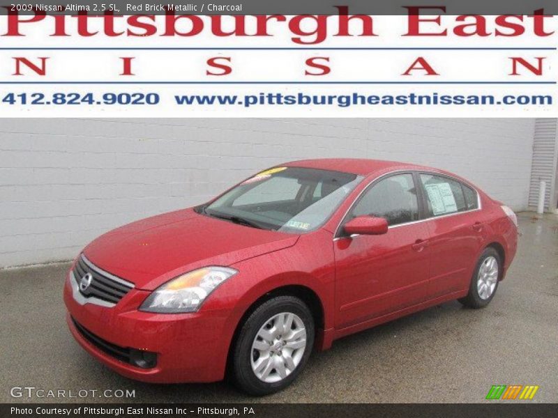 Red Brick Metallic / Charcoal 2009 Nissan Altima 2.5 SL