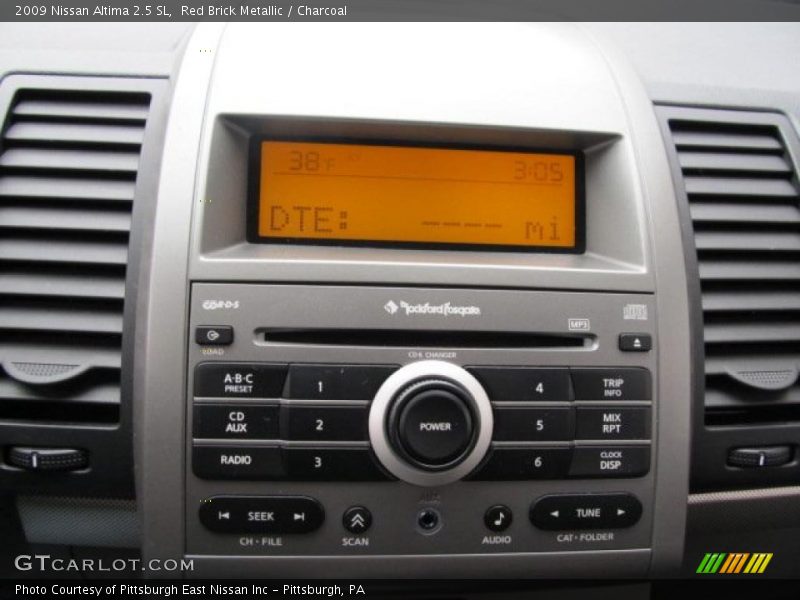 Red Brick Metallic / Charcoal 2009 Nissan Altima 2.5 SL