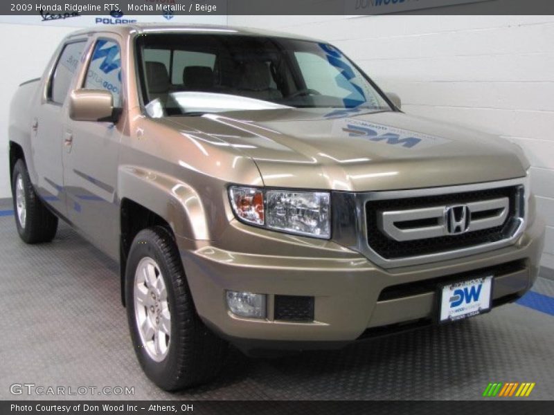 Mocha Metallic / Beige 2009 Honda Ridgeline RTS